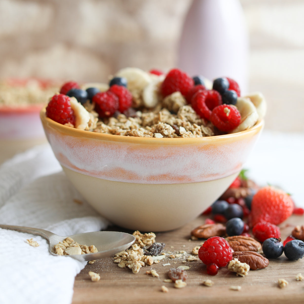 handmade breakfast bowl from Glosters.