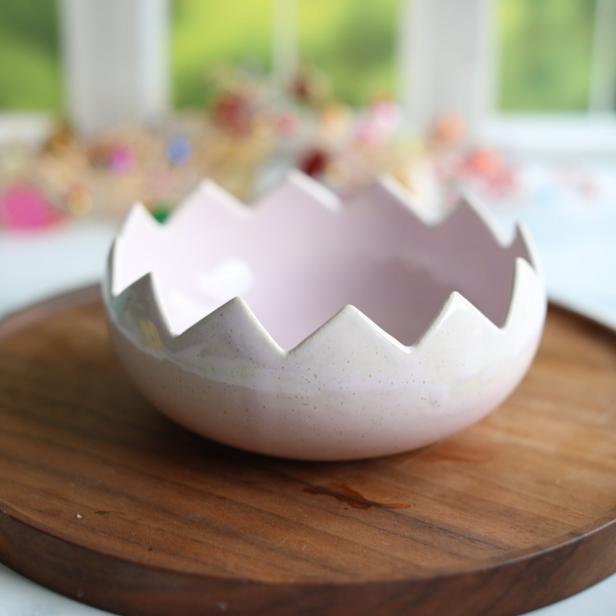 Speckled Lilac Egg Bowl