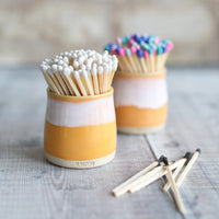 Mustard Yellow Match Holder