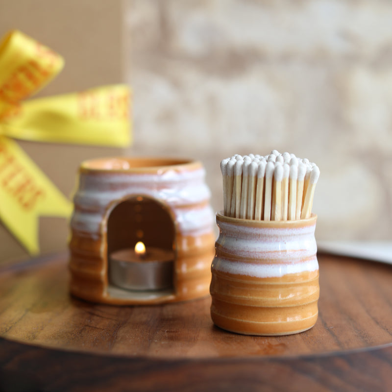 Honeycomb Wax Burner Gift Set from Glosters.