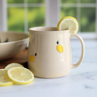 Lemon mug from Glosters.