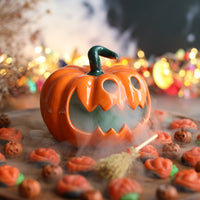 Ceramic Autumn Pumpkin Lantern - Penelope