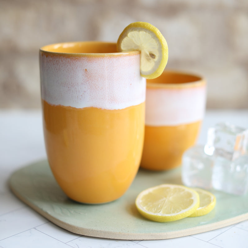 Mustard Yellow Ceramic Cups