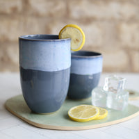 Midnight Blue Ceramic Cups